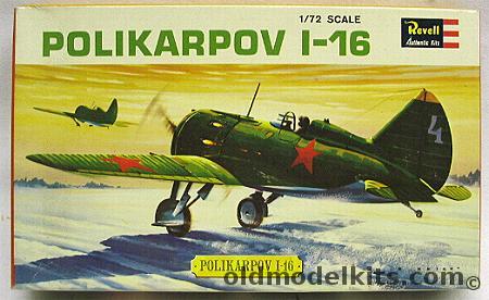 Revell 1/72 Polikarpov I-16, H635-60 plastic model kit